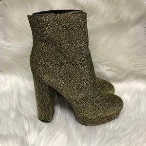 Madden Girl Metallic Gold Favee Boot